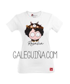 CAMISETA RAPAZA ROSALIA BLANCA
