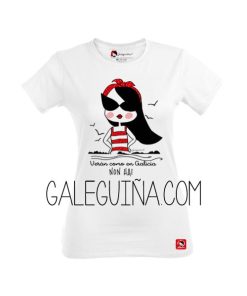 CAMISETA RAPAZA VERÁN BRANCO