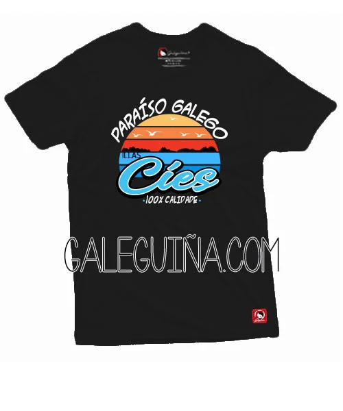 Camiseta paraiso galego unisex