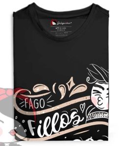Camiseta Pai fago fillos Galegos doblada