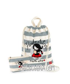 Mochila e neceser Verán Pandereteira