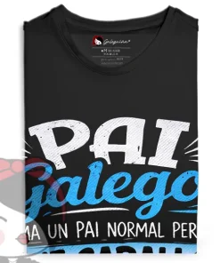 camiseta padre co deseño Pai Bestial