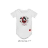 Bodi Carmiña Carmela para bebé de Galeguiña en color blanco con diseño gallego