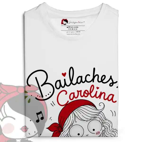 Camiseta Bailaches Carolina para nenos e nenas | Galeguiña